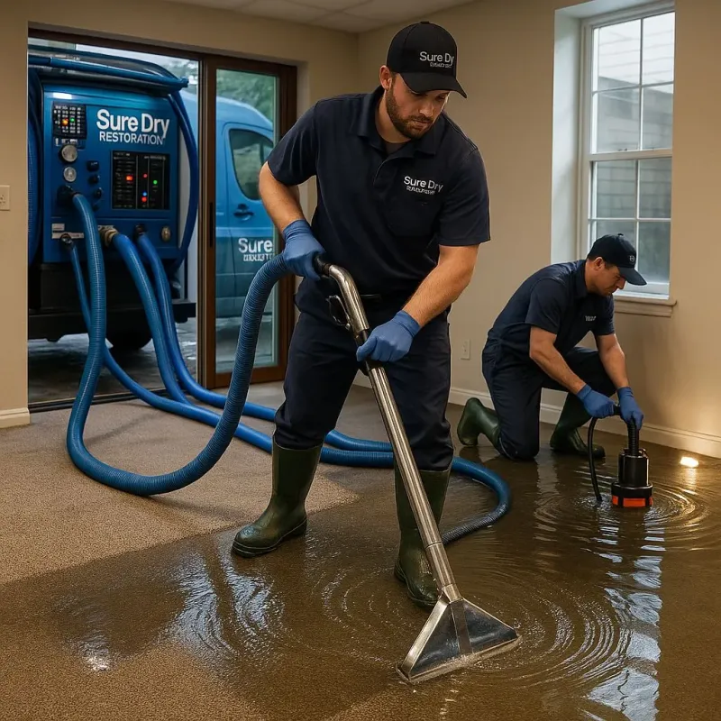 Water Extraction and Removal process in Ellisville, MS